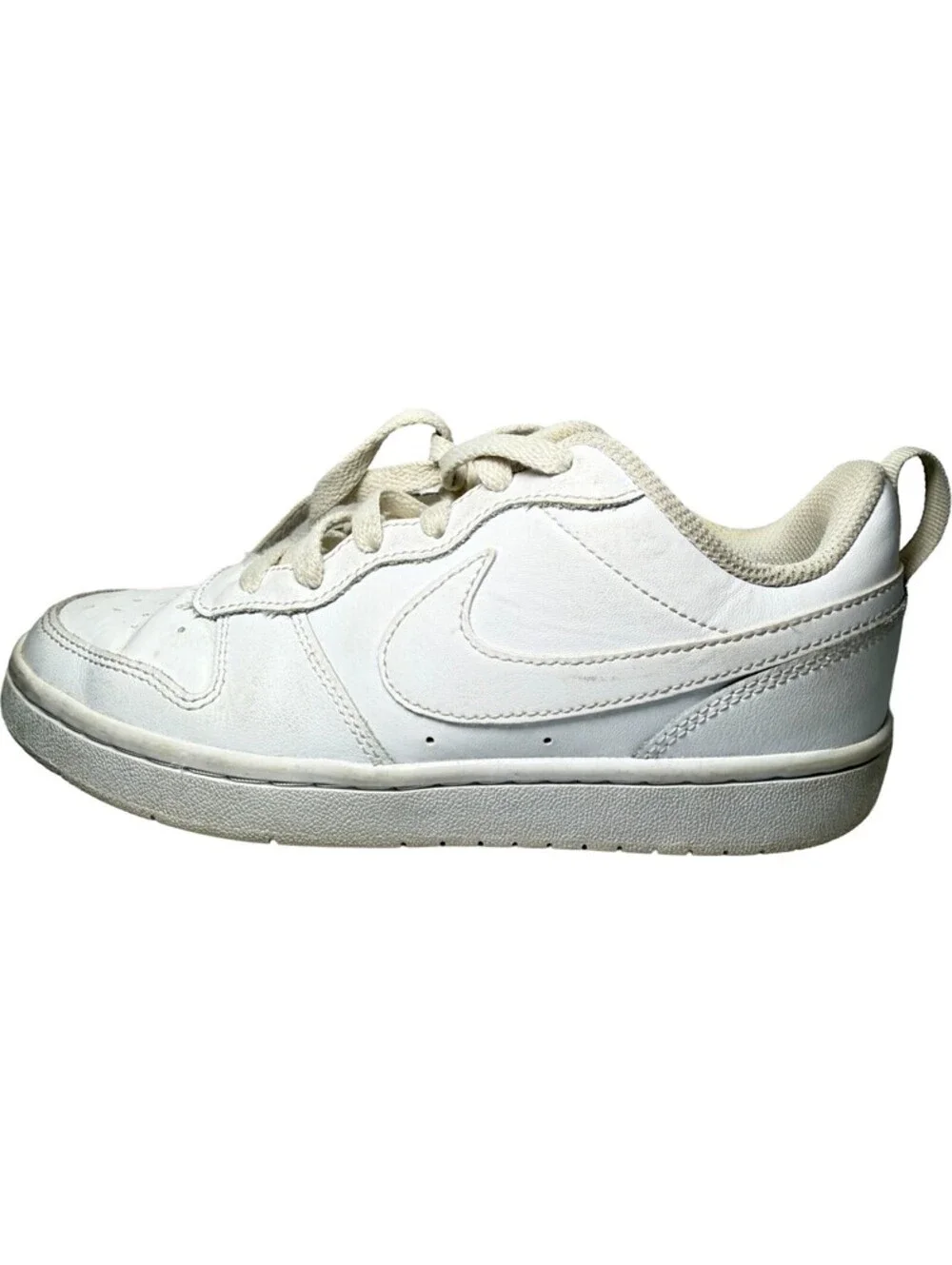 Nike Court Borough 2 Low White Casual Sneaker Youth 5Y Womens 6.5 BQ5448-100